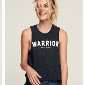 Spiritual Gangster crop tank with Warrior Logo